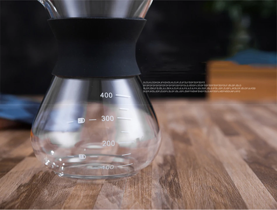 YRP v60стеклянный чайник для кофе с фильтром из нержавеющей стали, капельное пивоварение, горячая пивоварня, кофейник, капельница, бариста, для заваривания кофе, Кофеварка