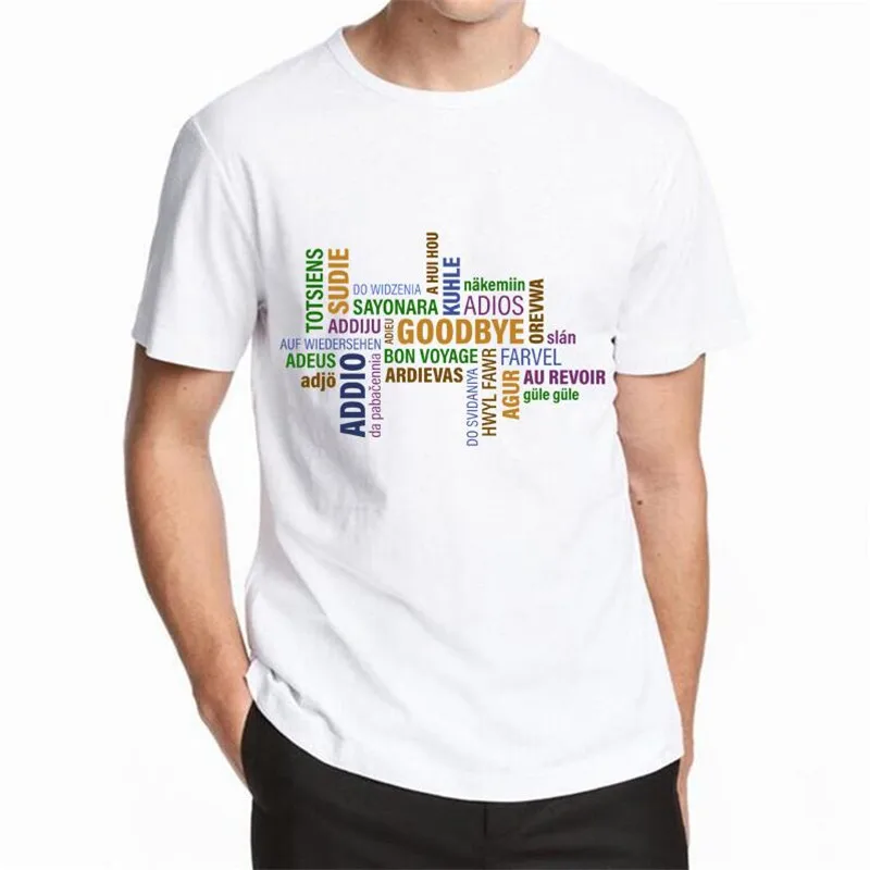 Популярные безрукавки футболки 2018 новые тренды языковые буквы 3D принты мужская