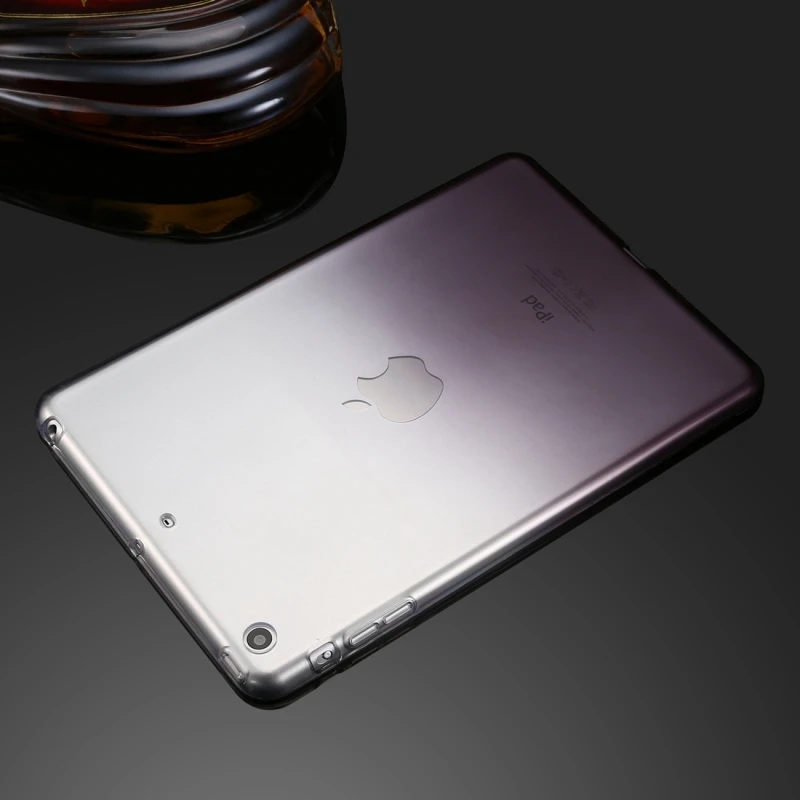Градиентный Прозрачный чехол для IPad Mini 1 2 3 силиконовый ультра тонкий мягкий TPU 7 9
