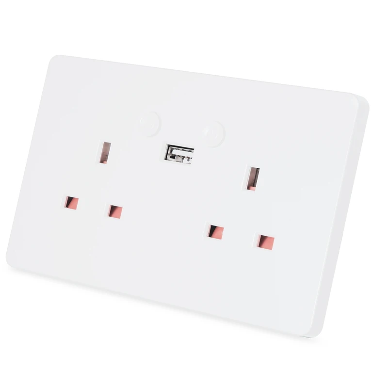 Голосовое управление розетка панель Wifi адаптер двойной Usb вилка стандарта