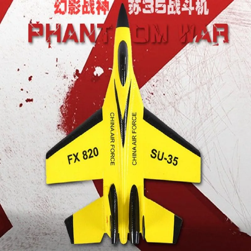 Радиоуправляемый боец супер крутой SU 35 с фиксированным крыльем glider FX 820 2 4g EPP