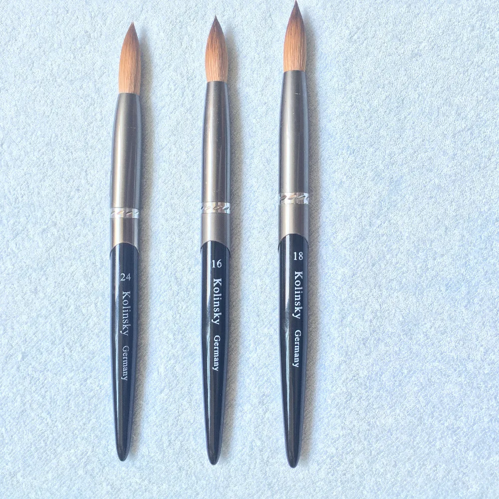 2020 чистый 100% колинский круглый острый инструмент для ногтей с металлической