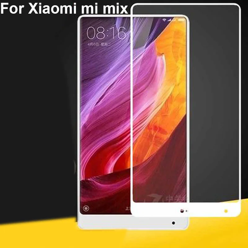2 шт. черное полное покрытие закаленное стекло для Xiaomi Mi Mix защита экрана