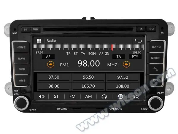 Специальный автомобильный DVD 7 дюймов для Volkswagen GOLF 2003 2011 & PASSAT CC 2008 2006 Jetta TIGUAN 2007