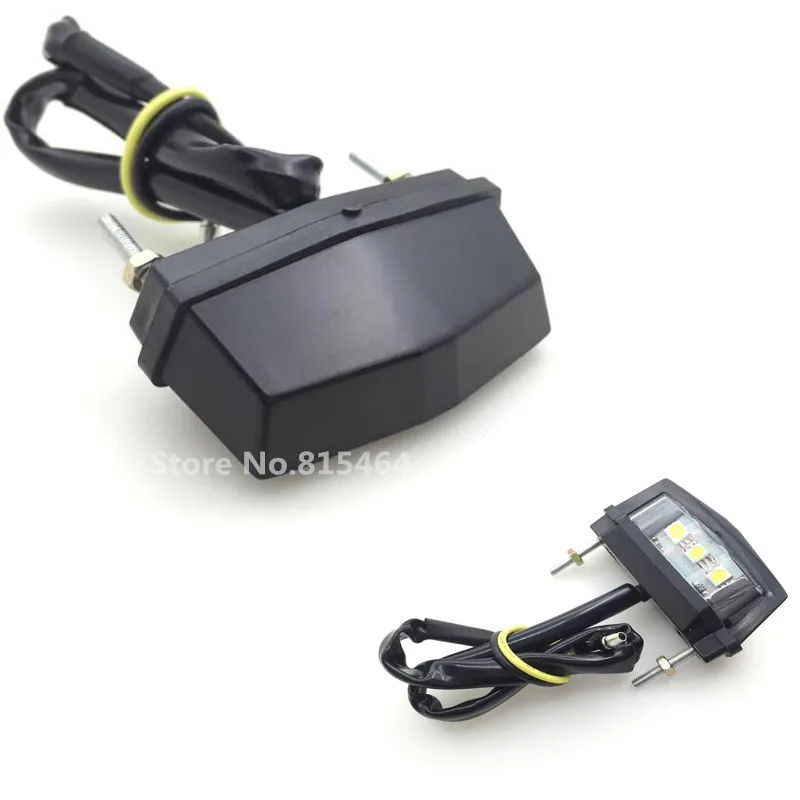 Yecnecty 1 шт. Универсальный мини светильник для номерного знака мотоцикла