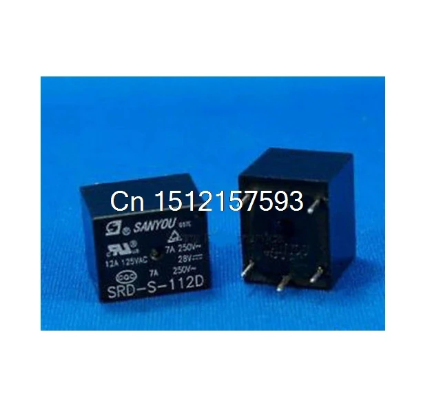 Relé de Potência Pcb tipo Mini Pces Bobina Srd-s-112d 50 12v dc