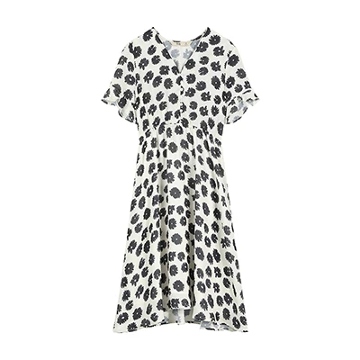 White and Black Samstree женские летние цветочные платья с v-образным вырезом и рукавом-бабочкой винтажные платья 1920s черные белые длинные вечерние платья размера плюс - Цвет: White and Black