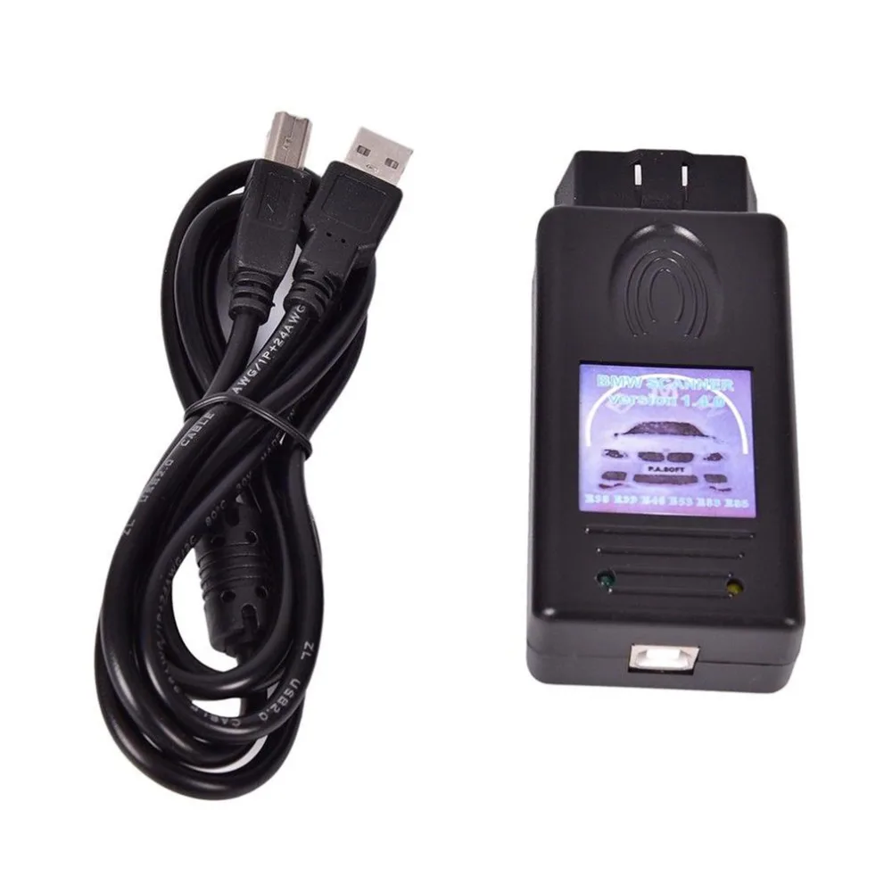 OBD OBDII сканер 1.4.0 FTDI чип USB Авто диагностический интерфейс считыватель кодов