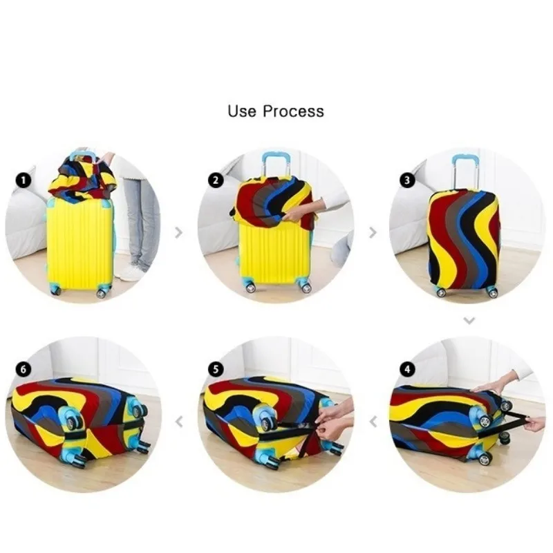 Чехлы для багажа JXSLTC защитные чехлы на колесиках чемоданов 18-30 дюймов эластичные