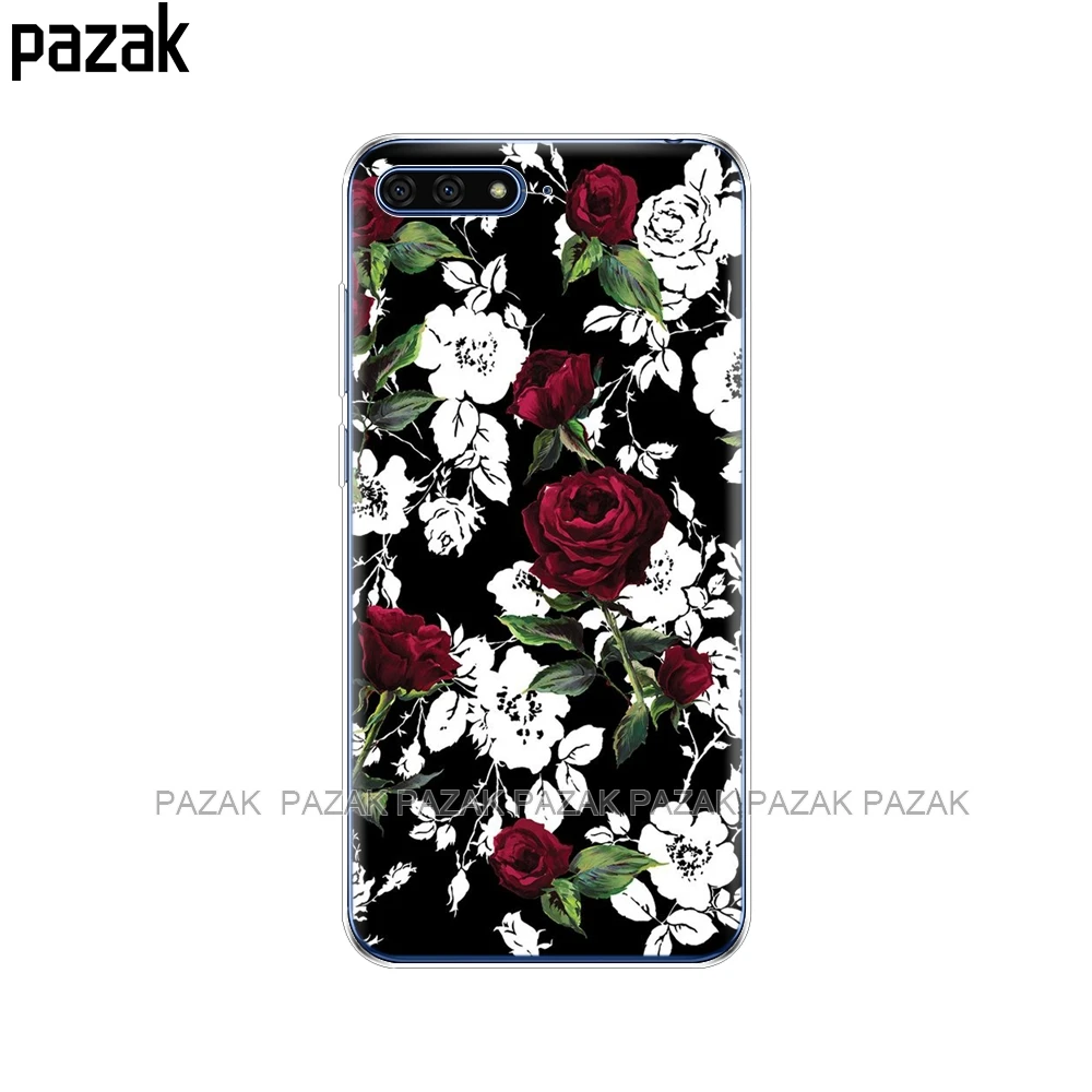 34297 Силиконовый чехол для телефона huawei Y6 чехол 5,7 дюймов цветной телефон распродажа Мягкий ТПУ силиконовый чехол для huawei Y6 Atu-L21 - Цвет: 34297