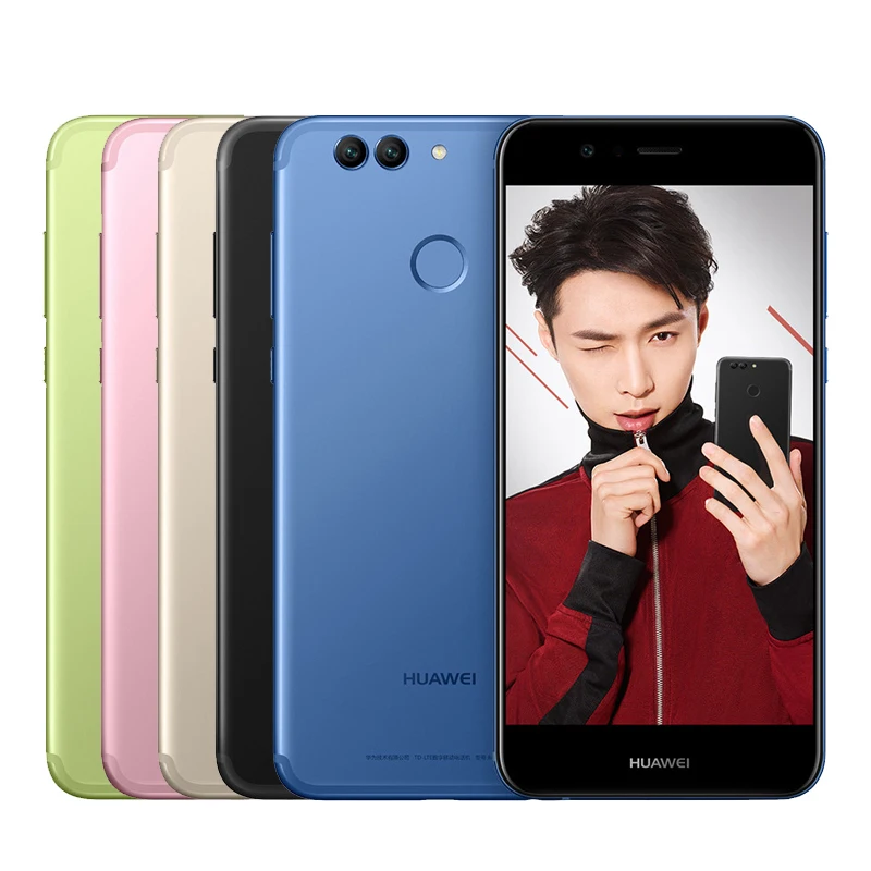 Глобальная прошивка huawei Nova 2 мобильный телефон 4 Гб 64 5 0 ''kirin 659 Octa Core 3 камеры Две