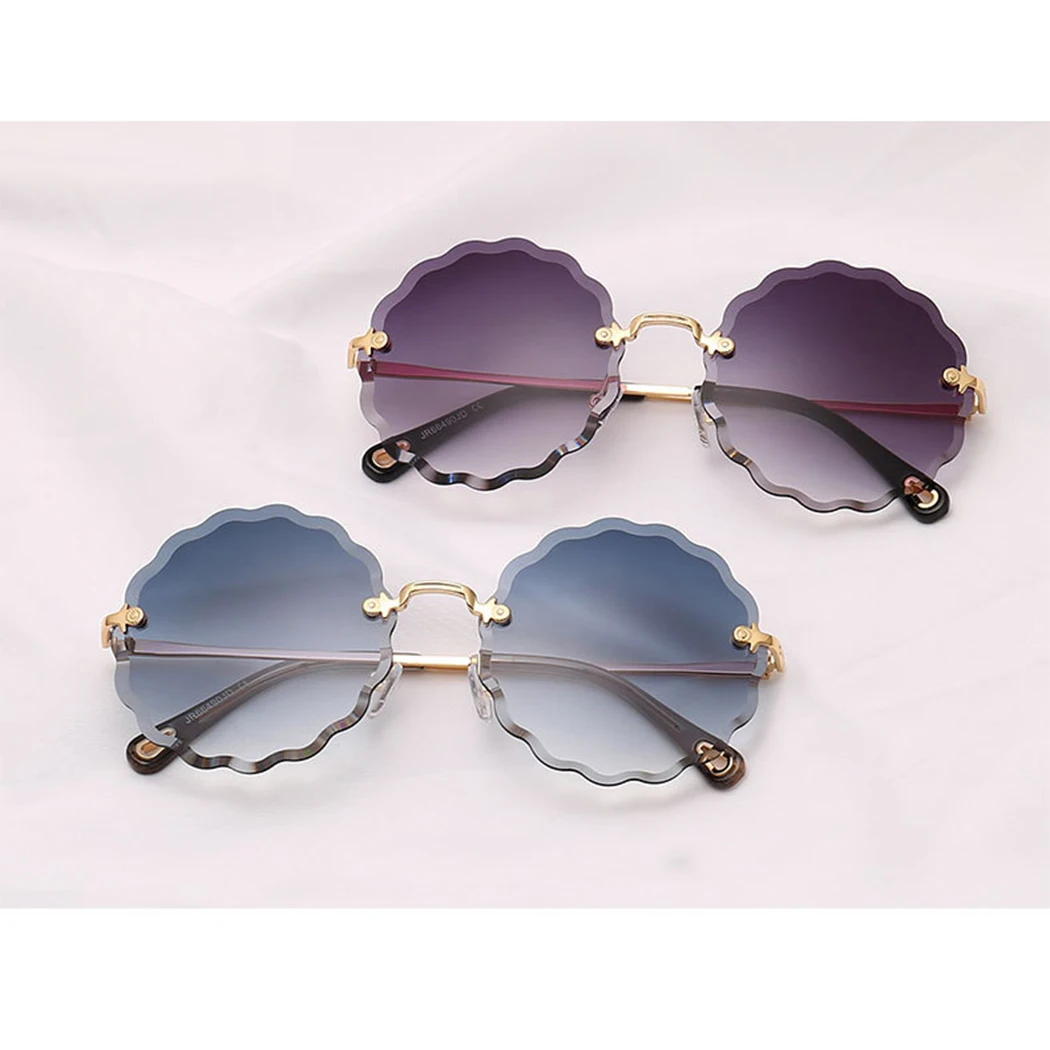 Для женщин Винтаж оправы солнцезащитных очков 2019 Модный Круглый прозрачная