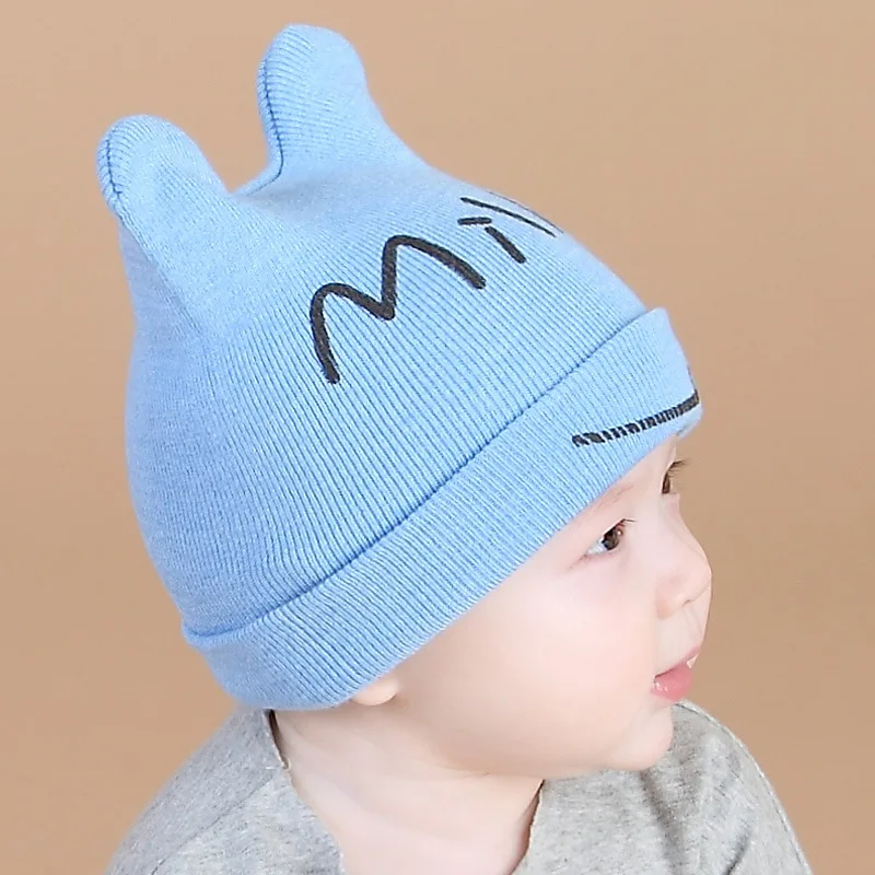 Весна Шляпа Ребенок Осенью Крышки Красочные Хлопок Caps Beanies Для девочка Мальчик