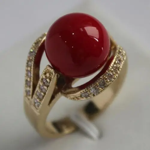 

Hot selling>@@ A> >>>2017 12mm Red Shell Pearl Ring AAA Grade 4size choose 03 # # -Bride jewelry free shipping