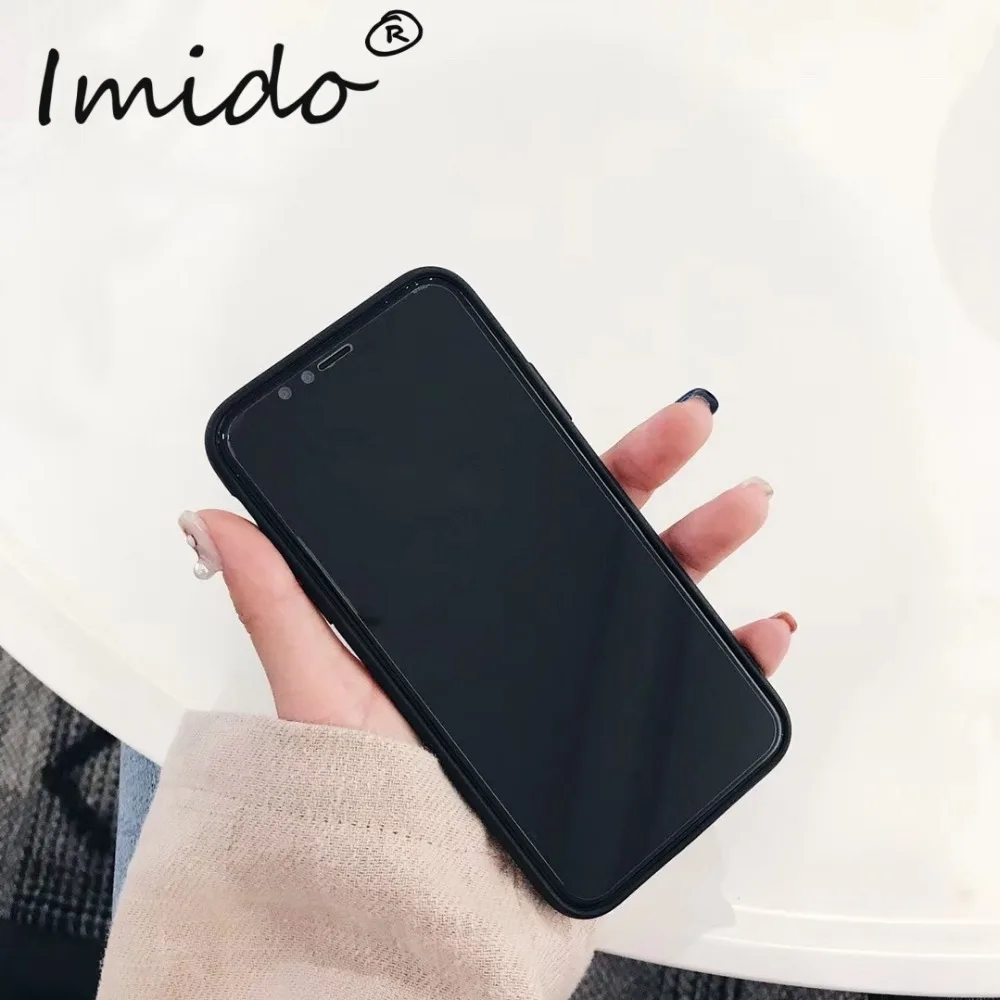 IMIDO Little Red Riding Hood Phone Case For iPhone XS XR Max Soft TPU Silicone for 6 7 8 Plus Cace |