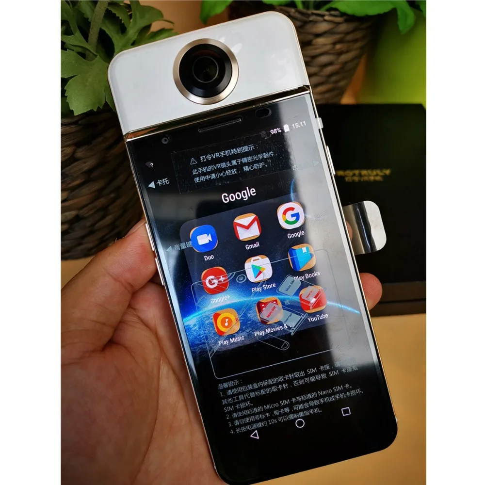 Protruly D7 5 дюймов AMOLED 360 градусов Очки виртуальной реальности VR 26MP для мобильных