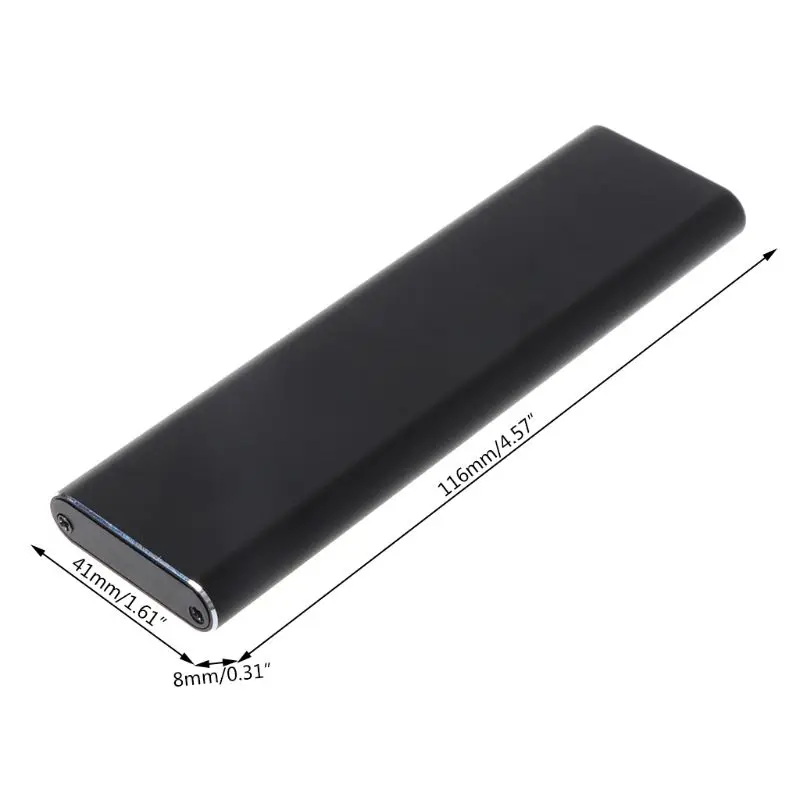 USB-C M.2 NGFF жесткий диск Корпус B Ключ SATA считыватель SSD к USB 3,0 адаптер алюминиевый Портативный