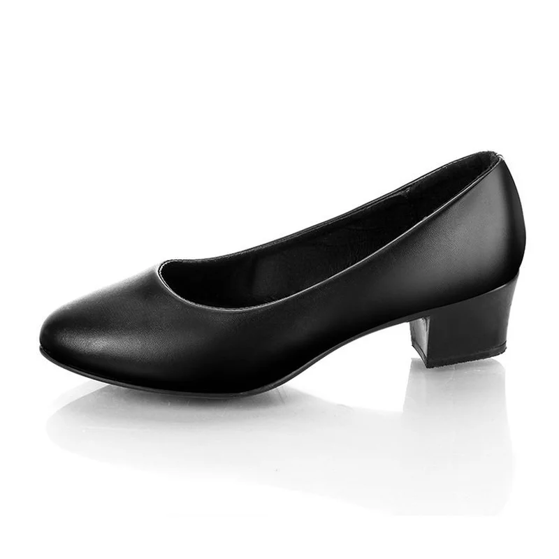 

High heels women's pumps shoes 2019 new formal high heel black shoes with autumn shoes thick heels professional work shoes