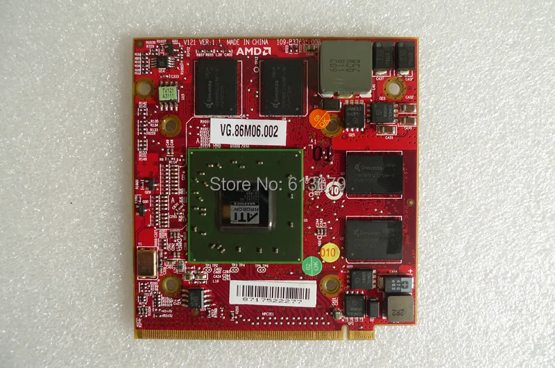 Для ноутбука Acer Aspire 5710G 5920G 6530G 6920G для ноутбука ATI Mobility Radeon HD 3650 HD3650 DDR3 256 Мб MXM II видеокарта