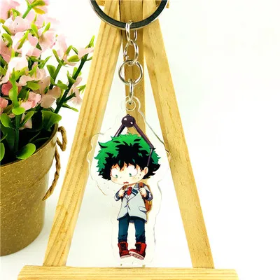 p8 My Hero Academia Double Sided Clear Keychain Boku no Hero Academia Key Chain Hot Sale Anime Key Ring CE0511/5 - Цвет: p8