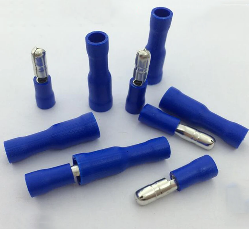 20Pcs Bullet Male and Female Terminal Block Plug-in Type FRD2-156 Cold-pressed Plug Spring Insulated | Обустройство дома