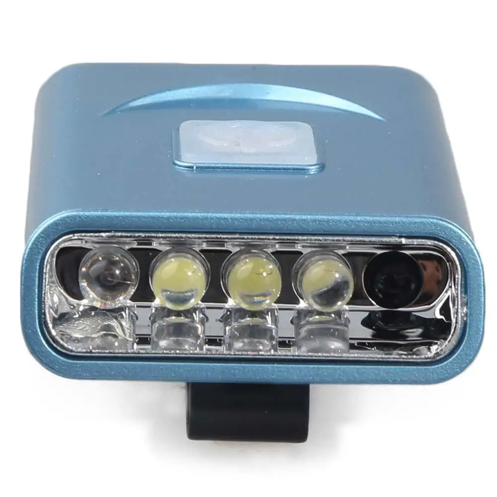 1 шт. перезаряжаемый 5 LED сенсор голова Кепка шапка лампа свет USB налобный фонарь