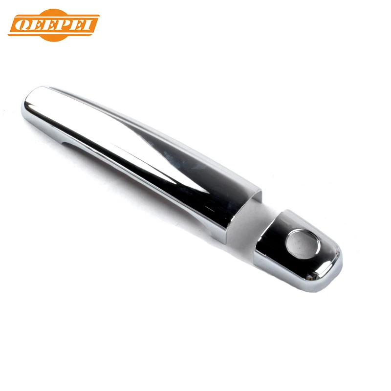 QEEPEI новая хромированная Автомобильная дверная ручка накладка наклейка 4 шт для