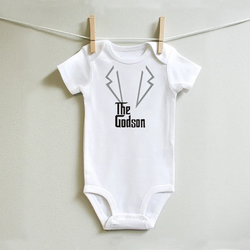 Для маленьких мальчиков девочек Onesie Infant забавные боди Ромпе печатных с