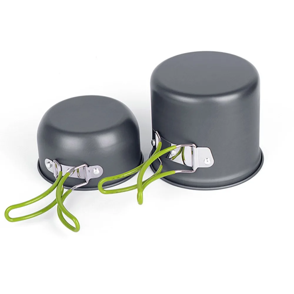 Outdoor Pots Field Stove Set Pot 1-2 People Cookware Set Picnic Camping Pot Camping Pot Factory Direct Sales One Dripship