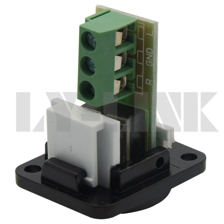 D type metal 3.5mm audio with backside screw connector | Электроника