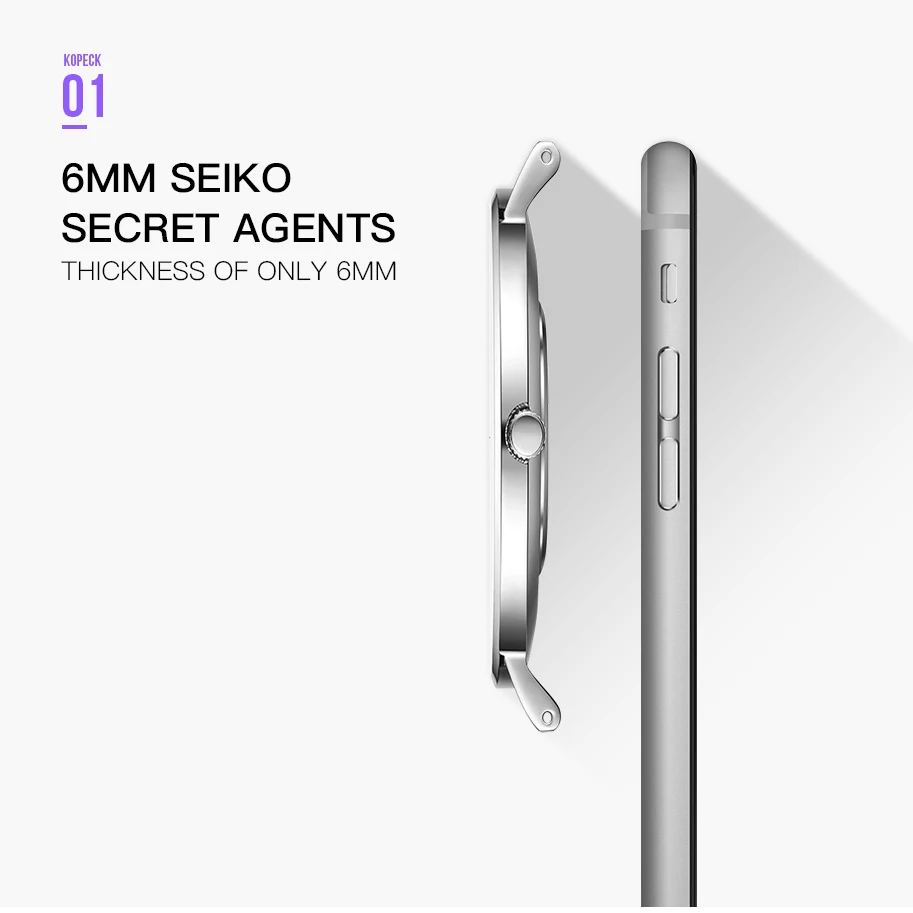 Мужские и женские наручные часы Kopeck брендовые уникальные для влюбленных из