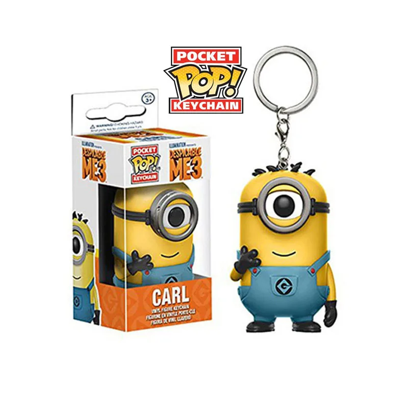Армейский зеленый FUNKO POP мультяшная игрушка Чеширский кот Стич малефисент Чаки Добби фигурка модель Карманный Брелок игрушки для детей подарок - Цвет: Армейский зеленый