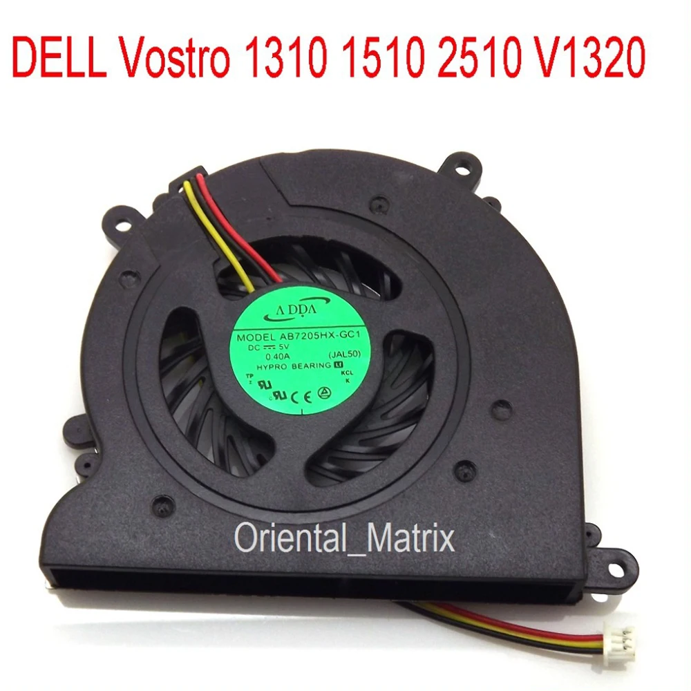 Оригинальный Новый охлаждающий вентилятор для ноутбука DELL Vostro 1310 1510 2510 V1320|cpu cooler