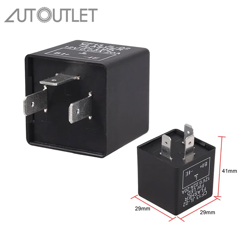 Универсальный Регулируемый светодиодный поворотный сигнал AUTOUTLET поворотное