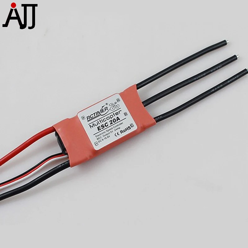 Rctimer Мультикоптер 20A ESC SimonK прошивка бесщеточный контроллер скорости двигателя SK