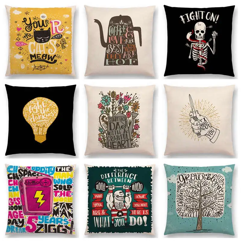 Красочный узор декоративные буквы значимые слова интересные фразы кофе хорошая