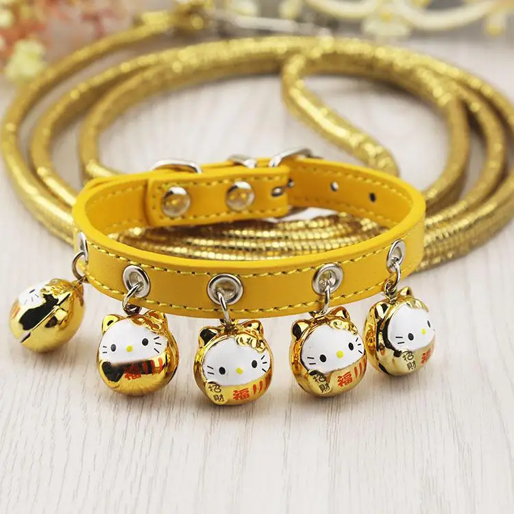 Принадлежности для домашних животных кошки и собаки ошейники с колокольчиками