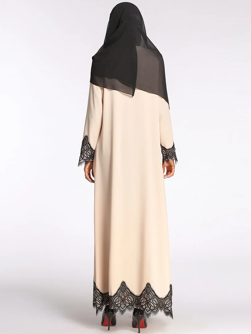 Оптовая продажа кружевной стеганый шифоновый халат для взрослых Abayas 2018