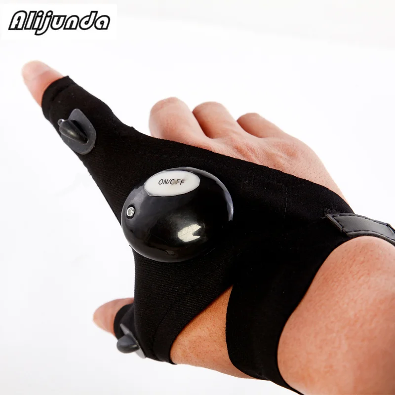 Многоцелевой Водонепроницаемый перчатки для рыбалки + светодиодный светильник