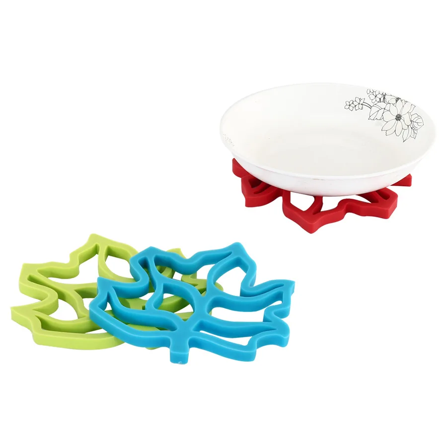 5 шт. красочные силиконовые обеденный стол подставки для столовых приборов Coaster