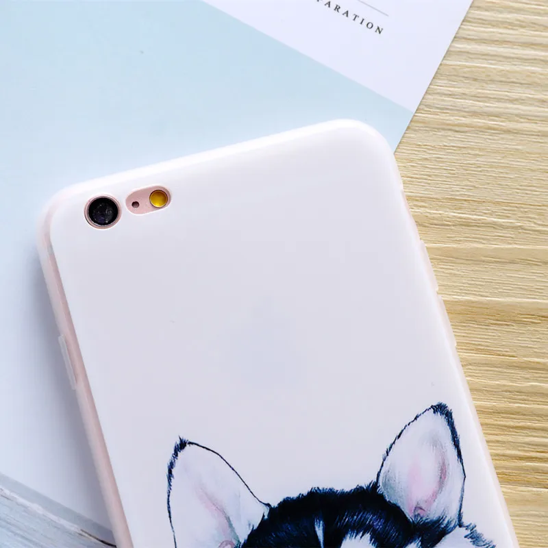 DS LOVEHUI карман с собакой TPU чехол для телефона iphone 7 5 5S SE 6 6s 6/7/8 plus X забавные Бульдог