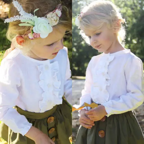 2 шт. Детская футболка с длинным рукавом и юбка|kids baby girl|kids babybaby girl |