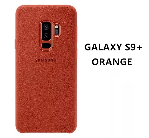 Чехол для samsung S9, защитный чехол из натуральной замши для samsung S9 Plus S9+ EF-XG9650 9500, чехол для Galaxy S9 - Цвет: Galaxy S9 plus Orang