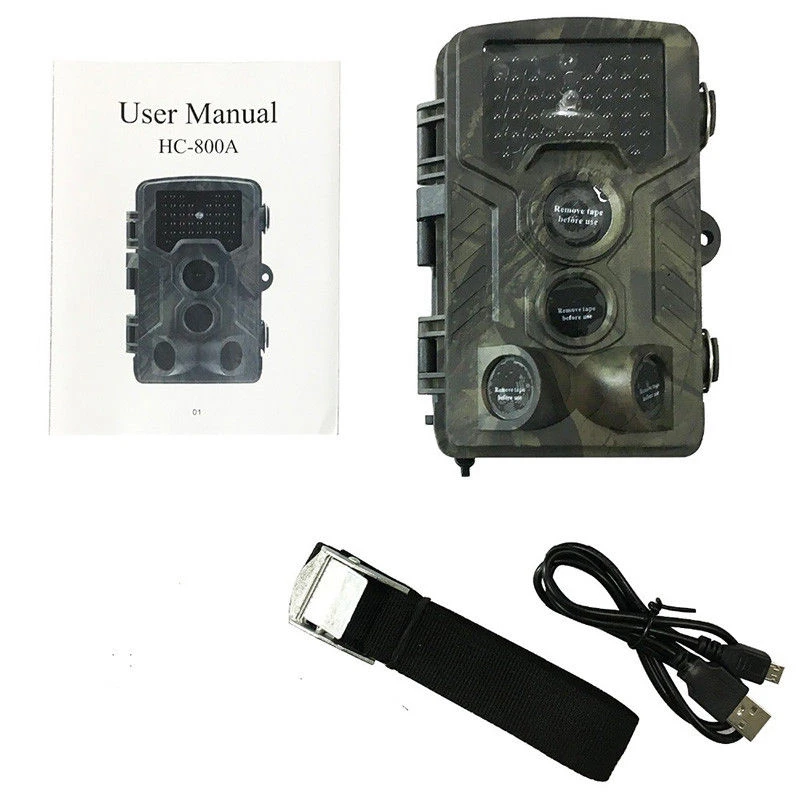 HD 12MP камера для охоты на животных Водонепроницаемая инфракрасная ночного