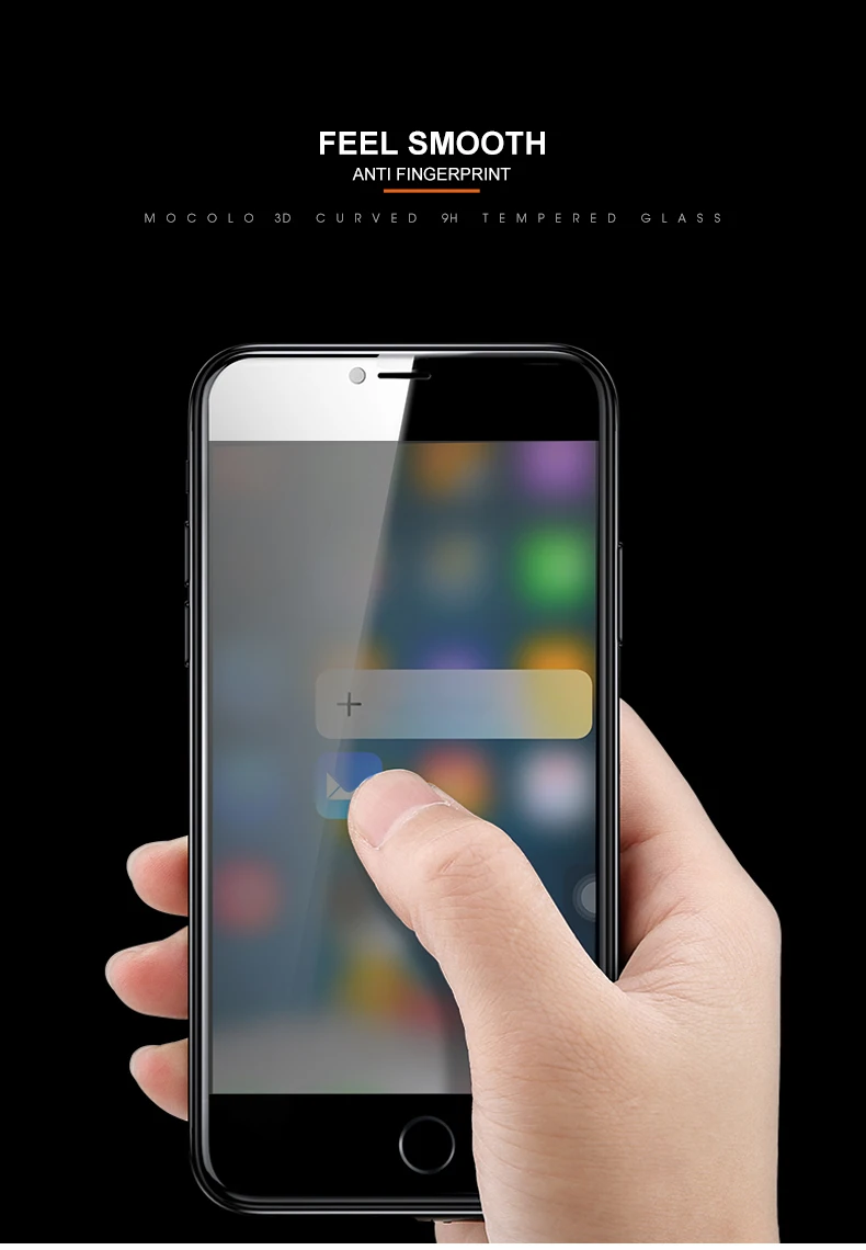 Mocolo 3 в 1 Премиум Защита экрана для iPhone 6 7 8 3D изогнутый край конфиденциальности Закаленное стекло пленка полное покрытие