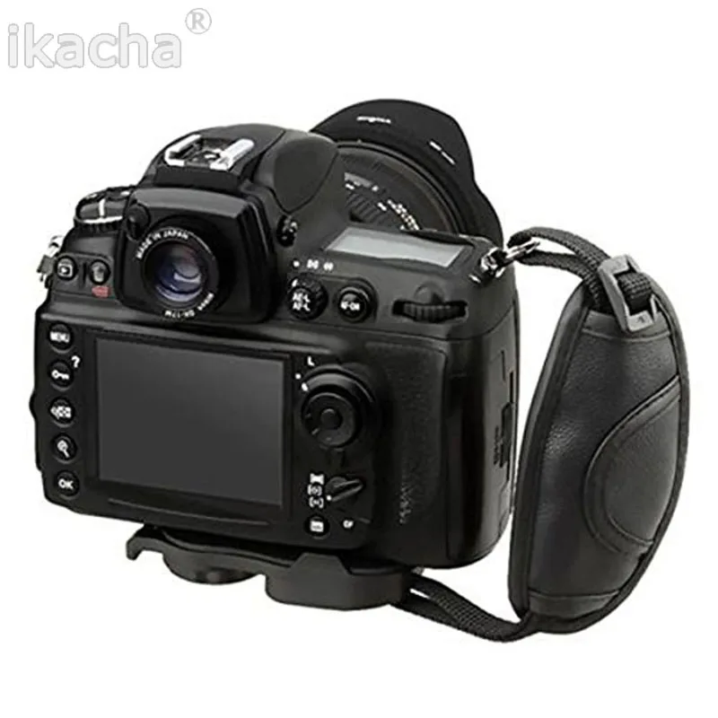 Высокое качество Черный кожаный мягкий ремешок для камеры Canon Nikon Sony Olympus|belt for