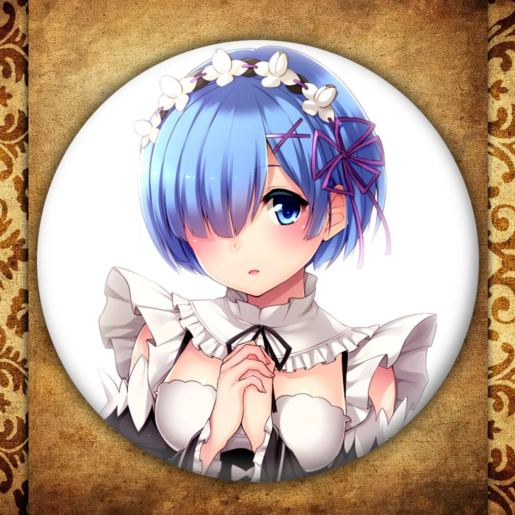 Аниме RE Zero Badge модная металлическая брошь в виде японского мультфильма Начиная