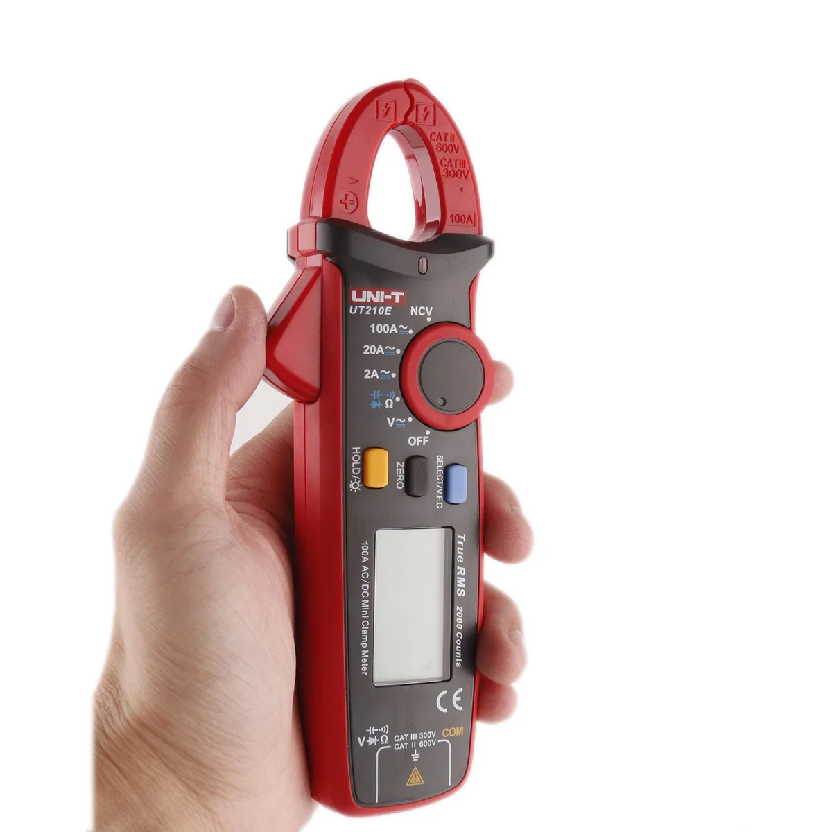 UNI-T UT210A/B/C/D/E мини Цифровые токоизмерительные клещи AC/DC Ток Напряжение True RMS Авто Диапазон VFC емкость Бесконтактный мультиметр
