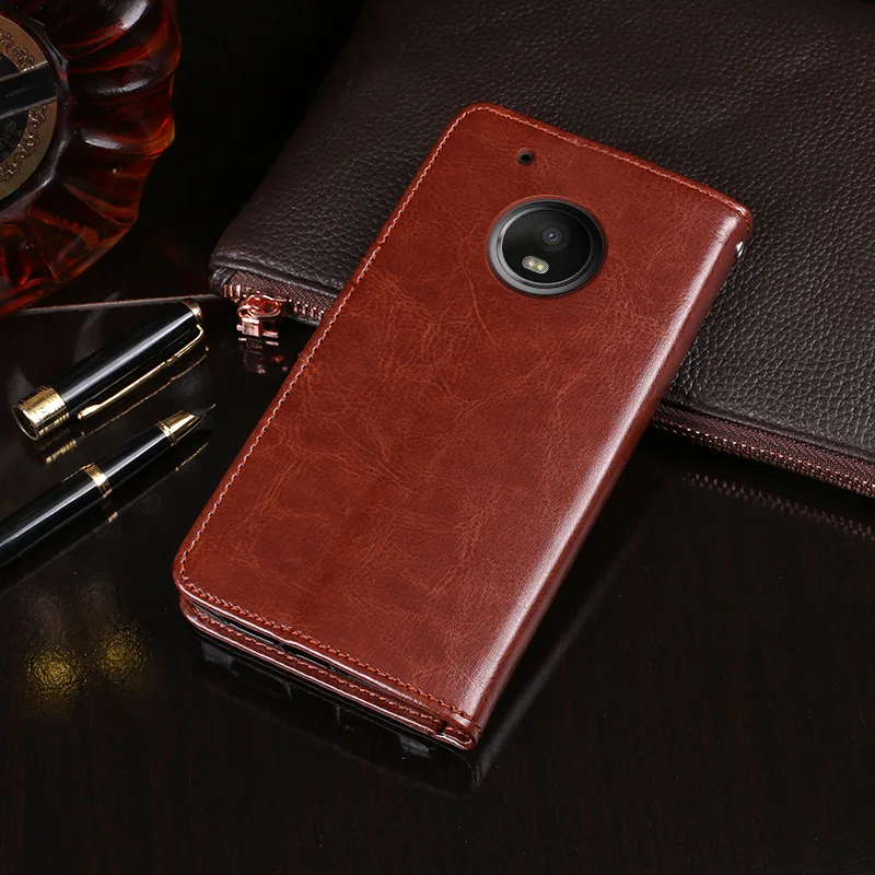 ITien винтажный стиль кожаный защитный чехол для Motorola Moto G4 Play G5 G5S Plus ТПУ силиконовый