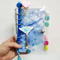 a5 a6 loose leaf star account binder book square girl heart cute planner 1 set diary notebook
